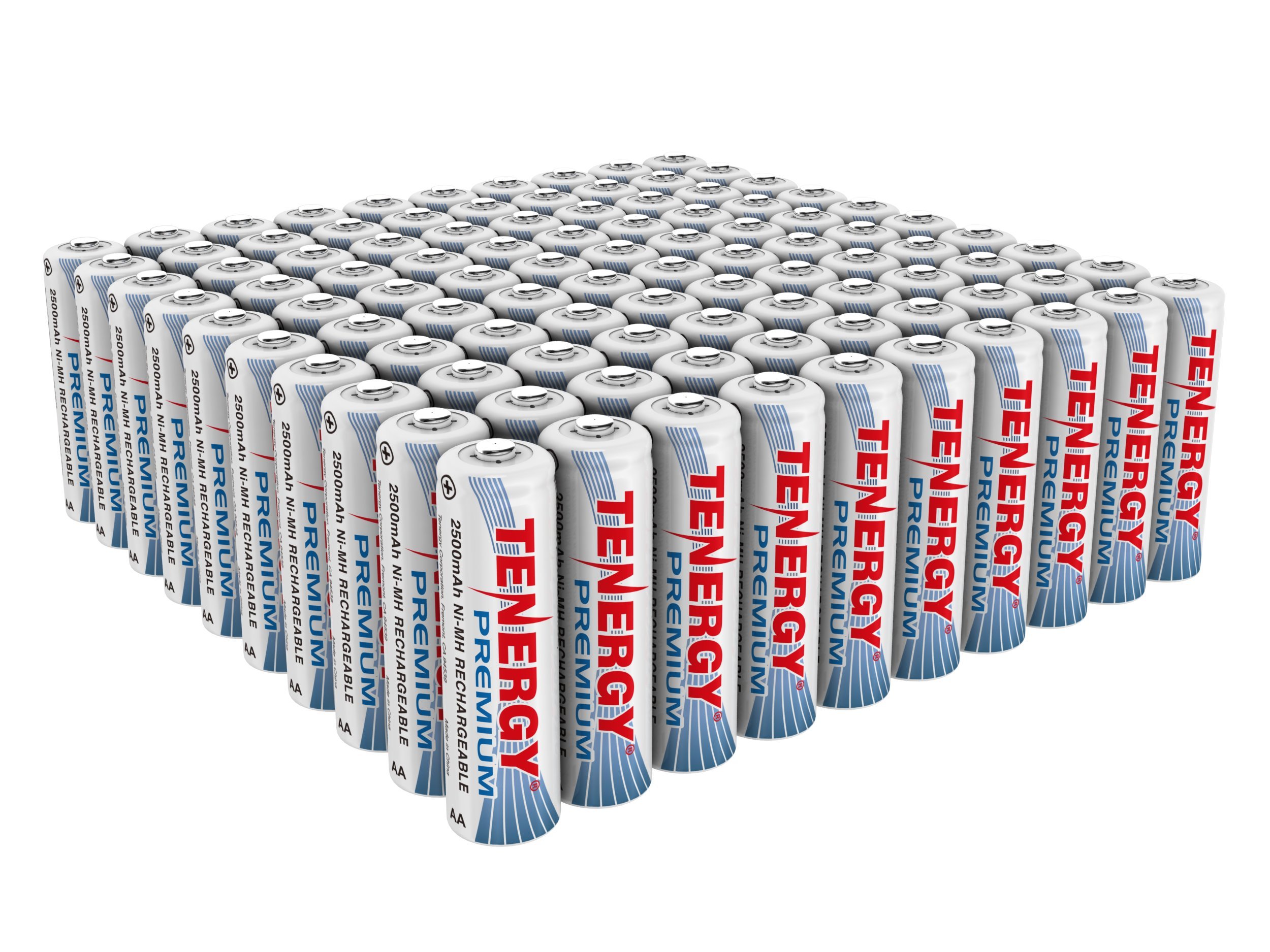 Tenergy Premium Rechargeable AAA Batteries, High Capacity