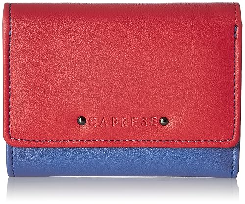 Caprese Bara Womens Wallet (Dark Pink and Blue)