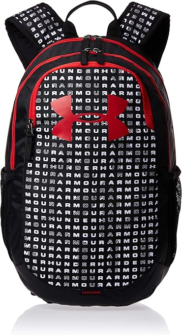 Under Armour Scrimmage Backpack 2.0, Black (002)/Red, One Size Fits All
