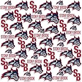 Stony Brook University Spirit Logos 50ct Vinyl Large Deluxe Stickers Variety Pack - Laptop, Water Bottle, Scrapbooking, Tablet, Skateboard, Indoor/Outdoor