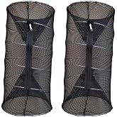 KRAKEN SUPPLY CO Fishing Bait Trap Crawdad Minnow Trap 24 inch Large Folding Collapsible Heavy Duty Crawfish Bait Fish Traps Shrimp Lobster Cast Net