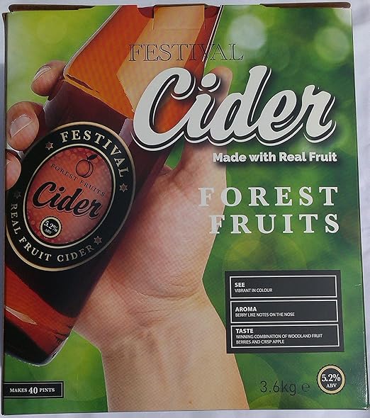 Festival Forest Fruits Cider 40 Pint Home Brew Cider Kit Amazon.co