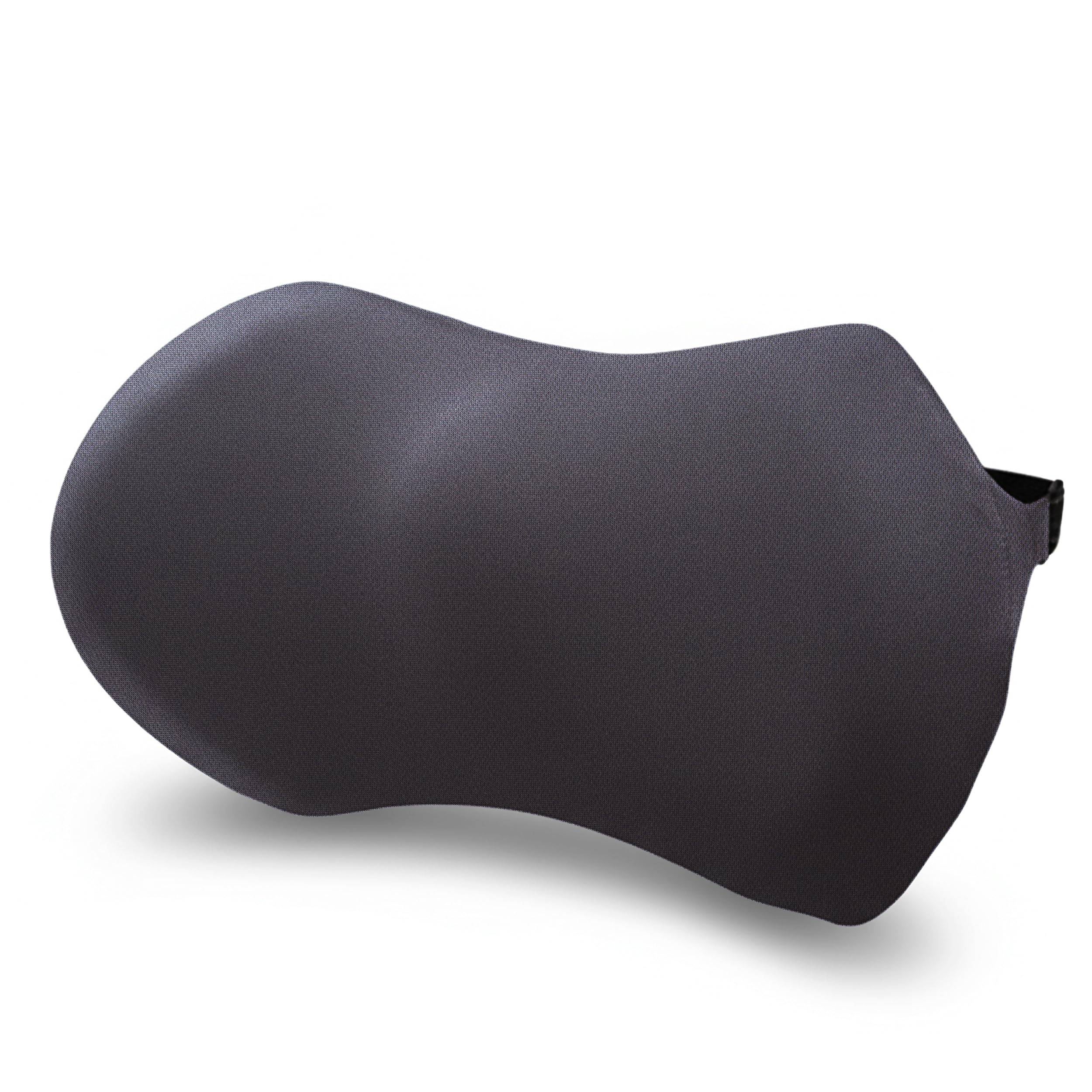 MXPOLY Lumbar Support Pillow with All-Season Memory Foam & Non-Slip Grip, Ergonomic Back Cushion for Lower Back Pain Relief, Stain-Proof Car Seat & Office Chair Support