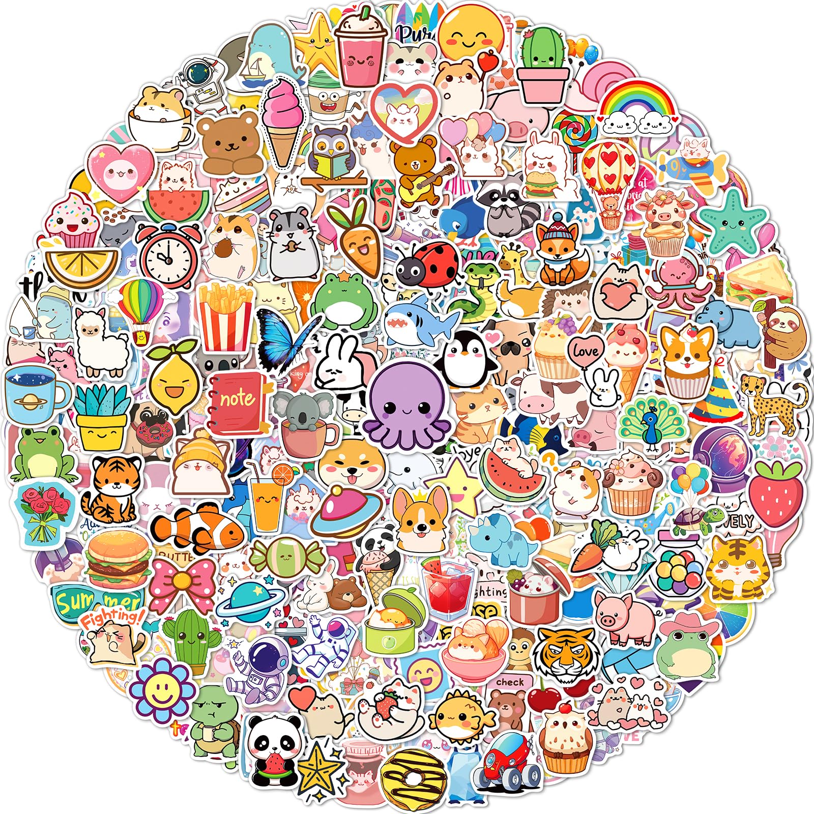 Photo 1 of Bekayshad Water Bottle Stickers for Kids, 600 PCS Cute Animal Waterproof Stickers for Laptop Hydroflask - Ideal for Teens, Kids & Girls