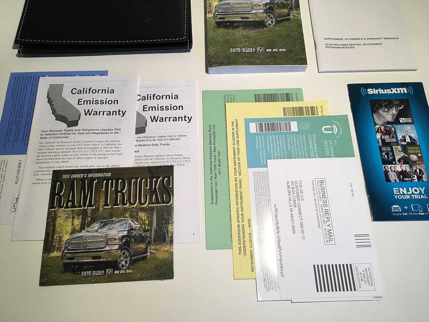 Amazon.com: 2017 DODGE RAM 1500 2500 3500 OWNERS MANUAL USER GUIDE 3.0L  3.6L 5.7L 6.4L 6.7L DIESEL: Car Electronics