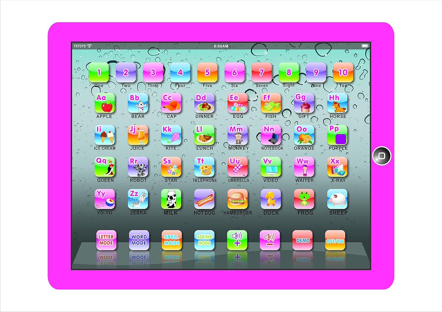 YPad Touch Screen Pad Childrens Learning Tablet Computer Laptop For