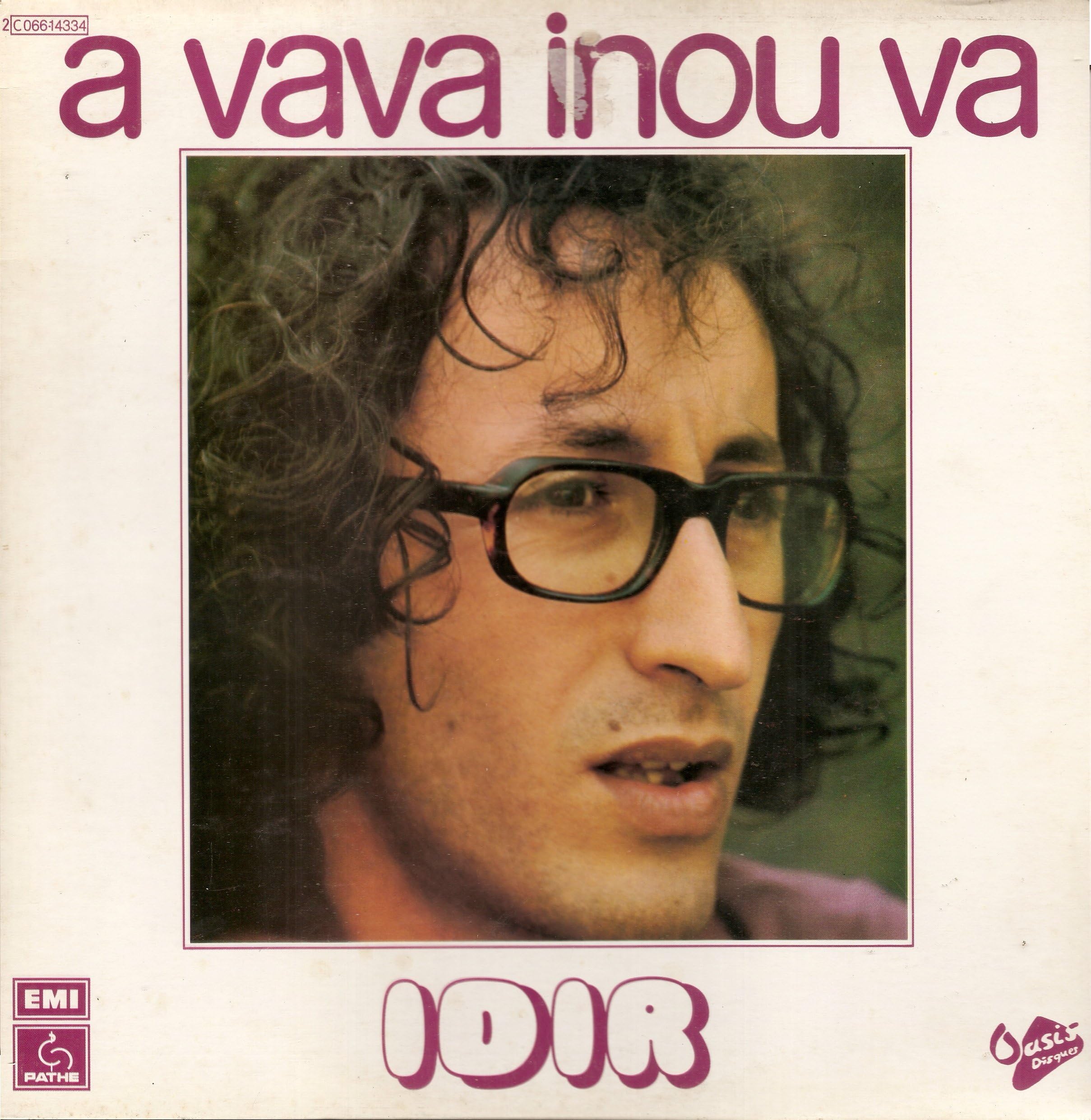 Idir : a vava inou va disque EMI Pathé marconi C066-14334