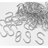 95 1 Inch S Hook Connectors Made in the USA KEY Chain Hardware & Fishing Lure, Jewelry and Key Ring Assembly