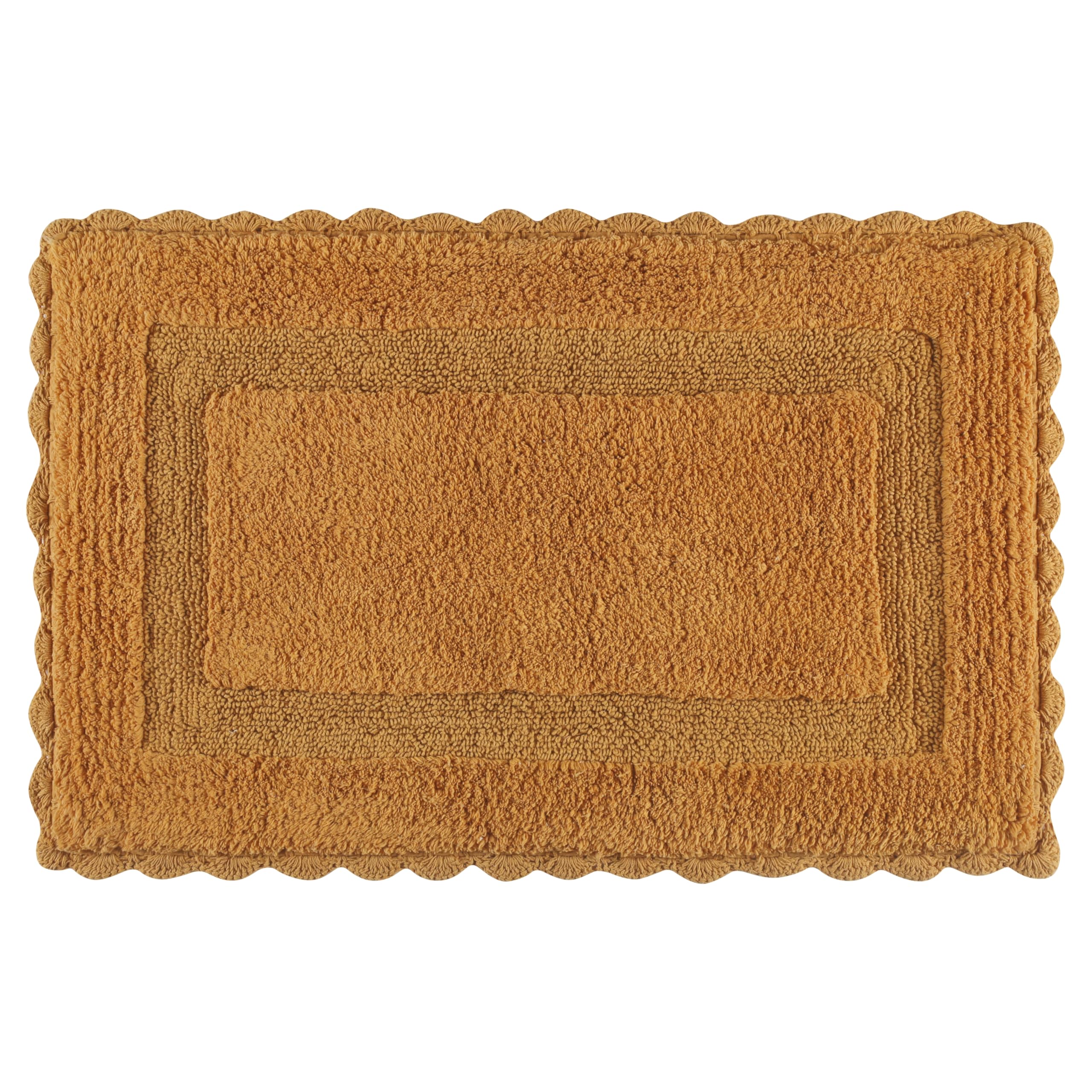 Cotton Crochet Bathmat with Antiskid 21x34