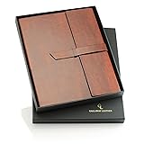 GALLAWAY LEATHER Padfolio Portfolio Folder – Slim