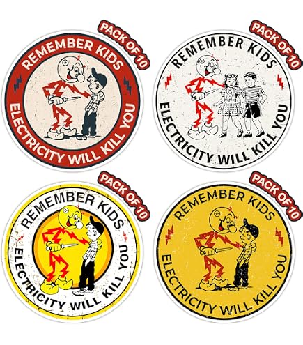 50pcs Electrician Stickers For Hard Hats – Waterproof Vinyl Decals For Helmets, Toolboxes & Water Bottles - View #10