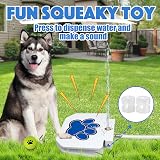 BACOENG Outdoor Dog Water Fountain Toy Sturdy Metal Brass Valve Blue view 4