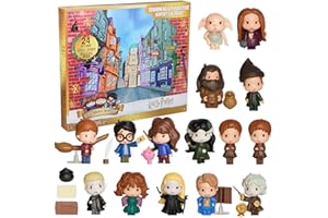 Wizarding World Harry Potter, Micro Magical Moments Diagon Alley Yuletide Advent Calendar 2025, 24 Surprise Toys, Christmas Countdown Calendar for Ages 6 and up