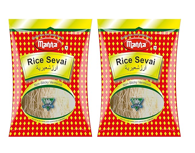 Manna Rice Sevai - Vermicelli (Semia) 500g (Pack of 2)