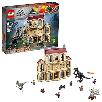 LEGO Jurassic World Indoraptor-Verwüstung des Lockwood Anwesens 75930 Spielzeug für Jungen und Mädchen