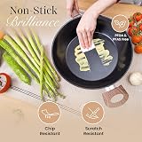 Nuovva Non Stick Pots and Pans Set 15pc Induction Copper Finish view 7