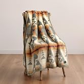 Pendleton Siskiyou Fleece Throw Blanket, Southwestern, 50"x70", Sage Green | Oversized Throw, Oeko Tex Certified, Soft, Cozy, Premium, Housewarming Gift, Year-Round Use, Living Room Decor, Easy Care