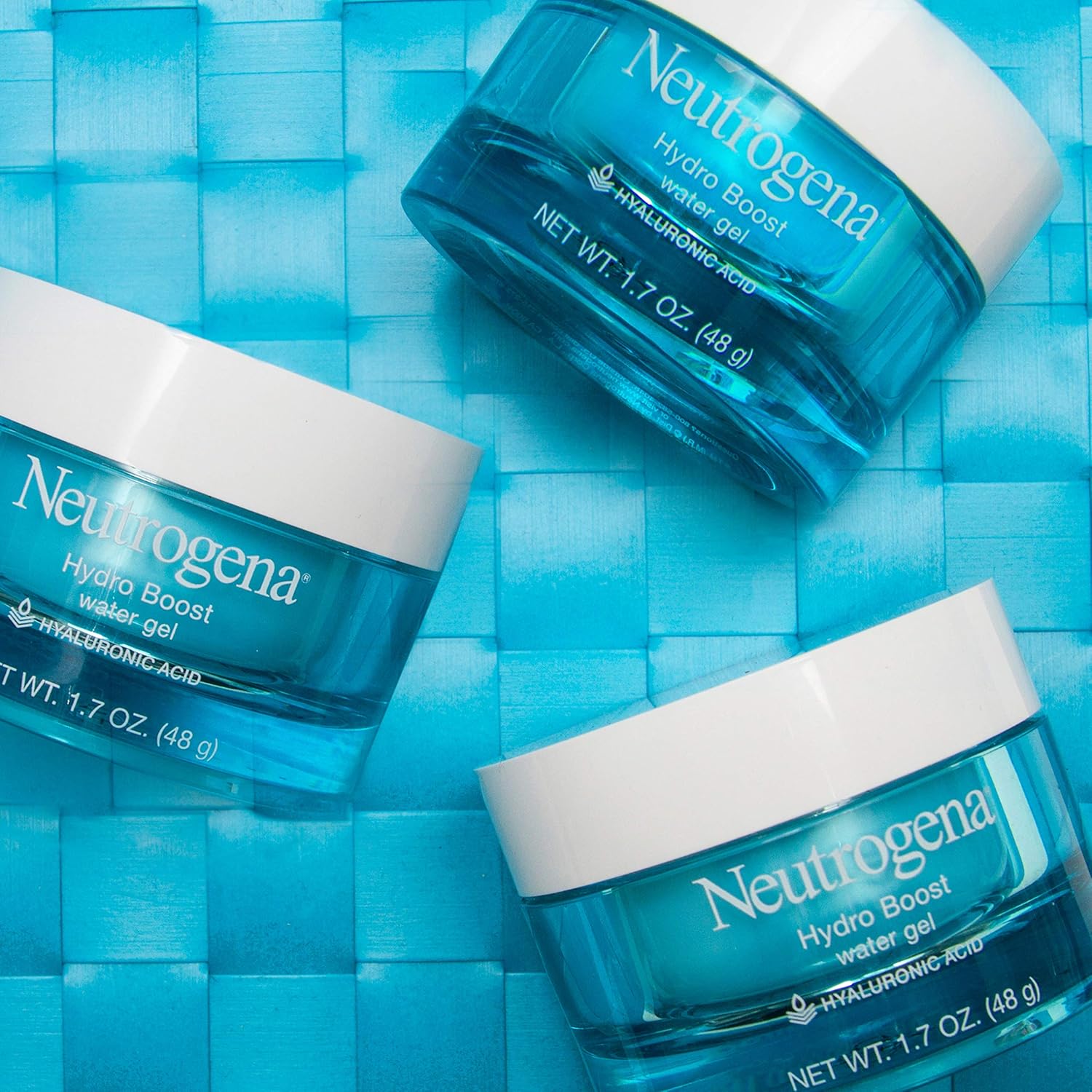 Neutrogena Hydro Boost Hyaluronic Acid Hydrating Water Gel Daily Face Moisturizer for Dry Skin, Oil-Free, Non-Comedogenic & Dye-Free Face Lotion, 1.7 fl. oz : Beauty
