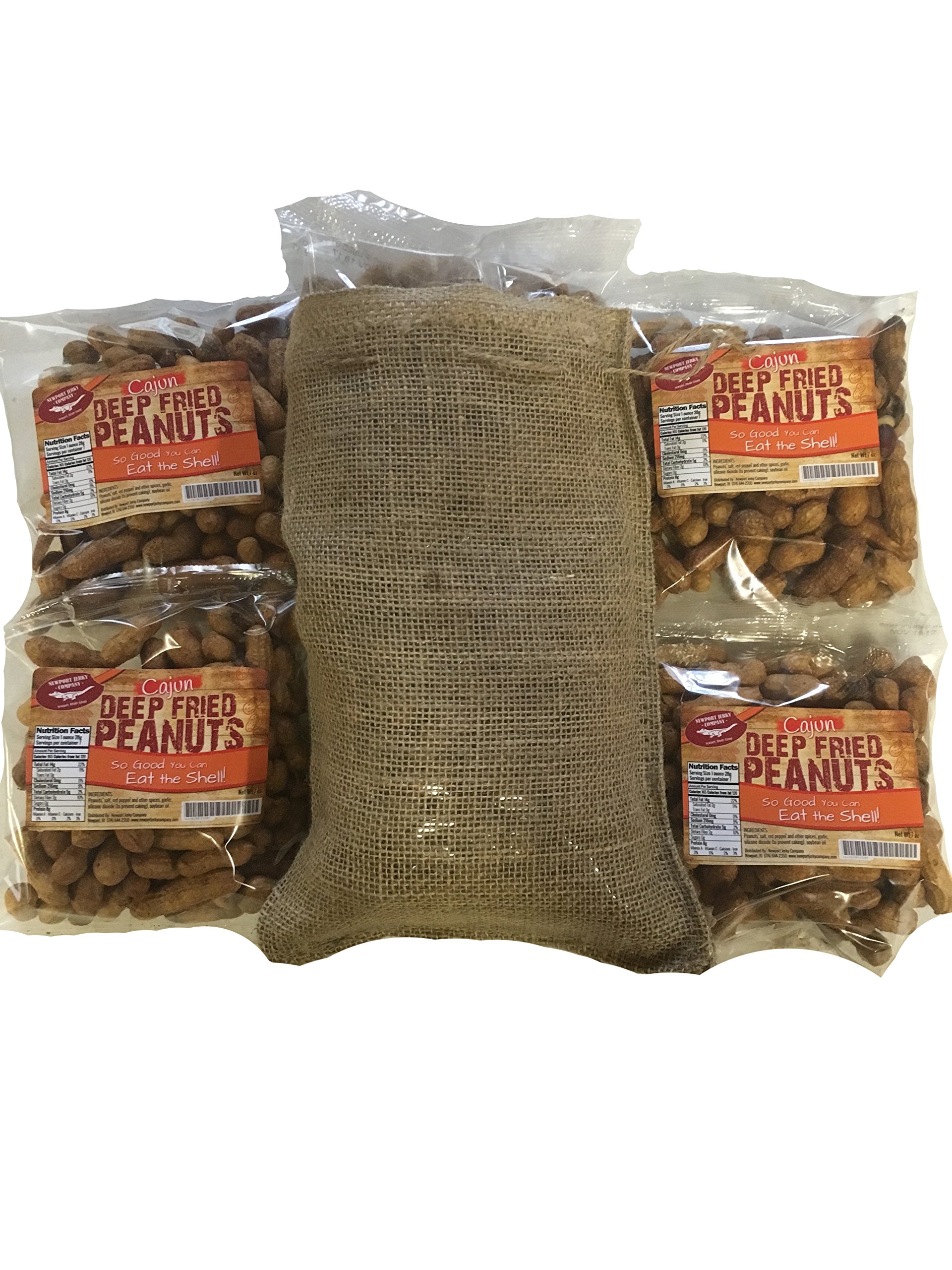 Spicy Deep Fried Peanuts 4 Pack Gift Bag with Edible