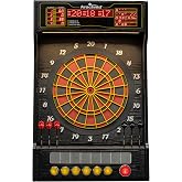 Arachnid Dartcade Electronic Dartboard, 15.5" Arcade-Style, 41 Games | LED scrolling display. Voice callouts. Sound effects. 323 variations. 16-player scoring. Virtual opponent. Catch ring.