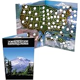 National Park America The Beautiful Quarters Folder Map Book - First Commemorative Mint