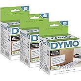 DYMO Authentic LW Large Shipping Labels for LabelWriter Label Printers, Print Up to 6-Line Addresses, 2-5/16" x 4", 3 Rolls o
