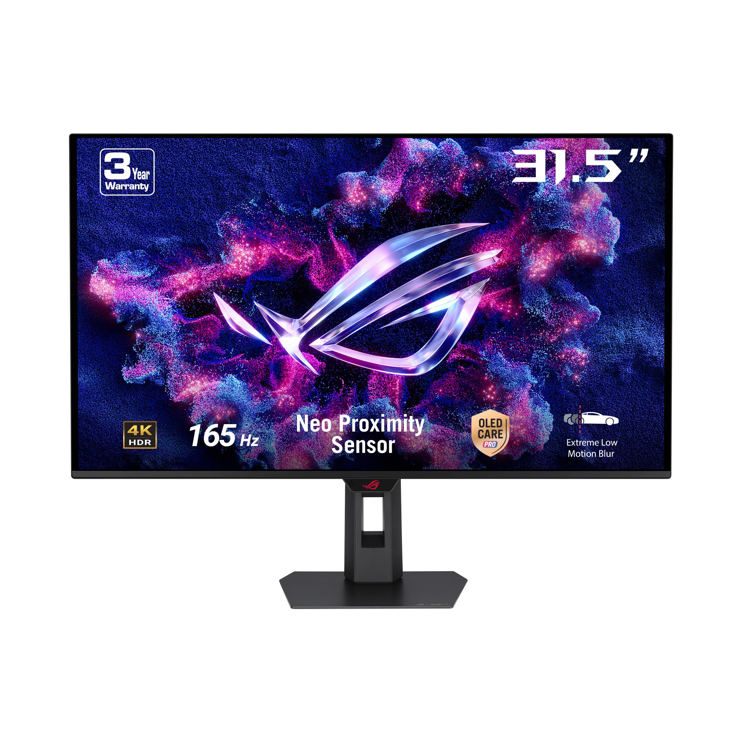 ASUS ROG Strix OLED XG32UCDS 32 Zoll 4K UHD Gaming Monitor (165 Hz, 0.03ms GtG, G-Sync, FreeSync, AdaptiveSync, DisplayHDR 400 TB, 10-bit QD-OLED Panel, 16:9, 3840x2160, DP, HDMI, 15W USB-C)