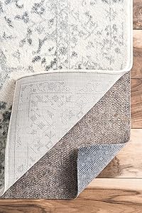 nuLOOM Ultra Premium Eco Friendly Non-Slip Felt Thick Rug Pad, 8' x 10', Grey