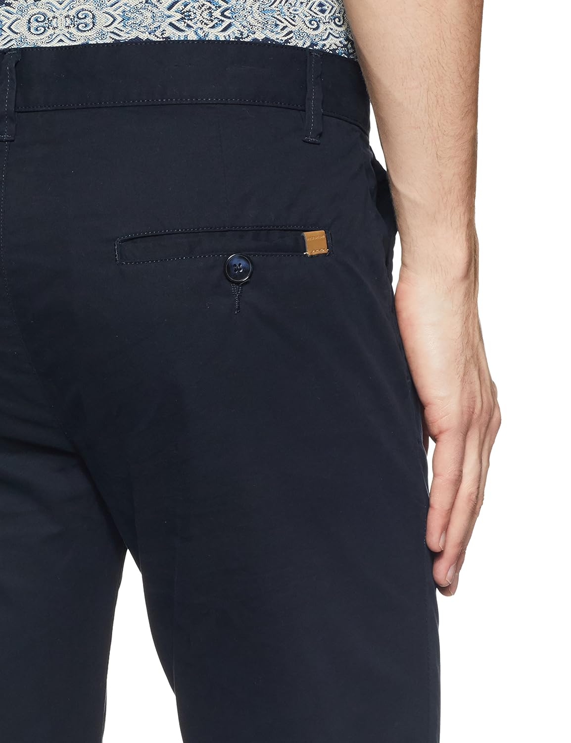 peter england men's chino casual trousers