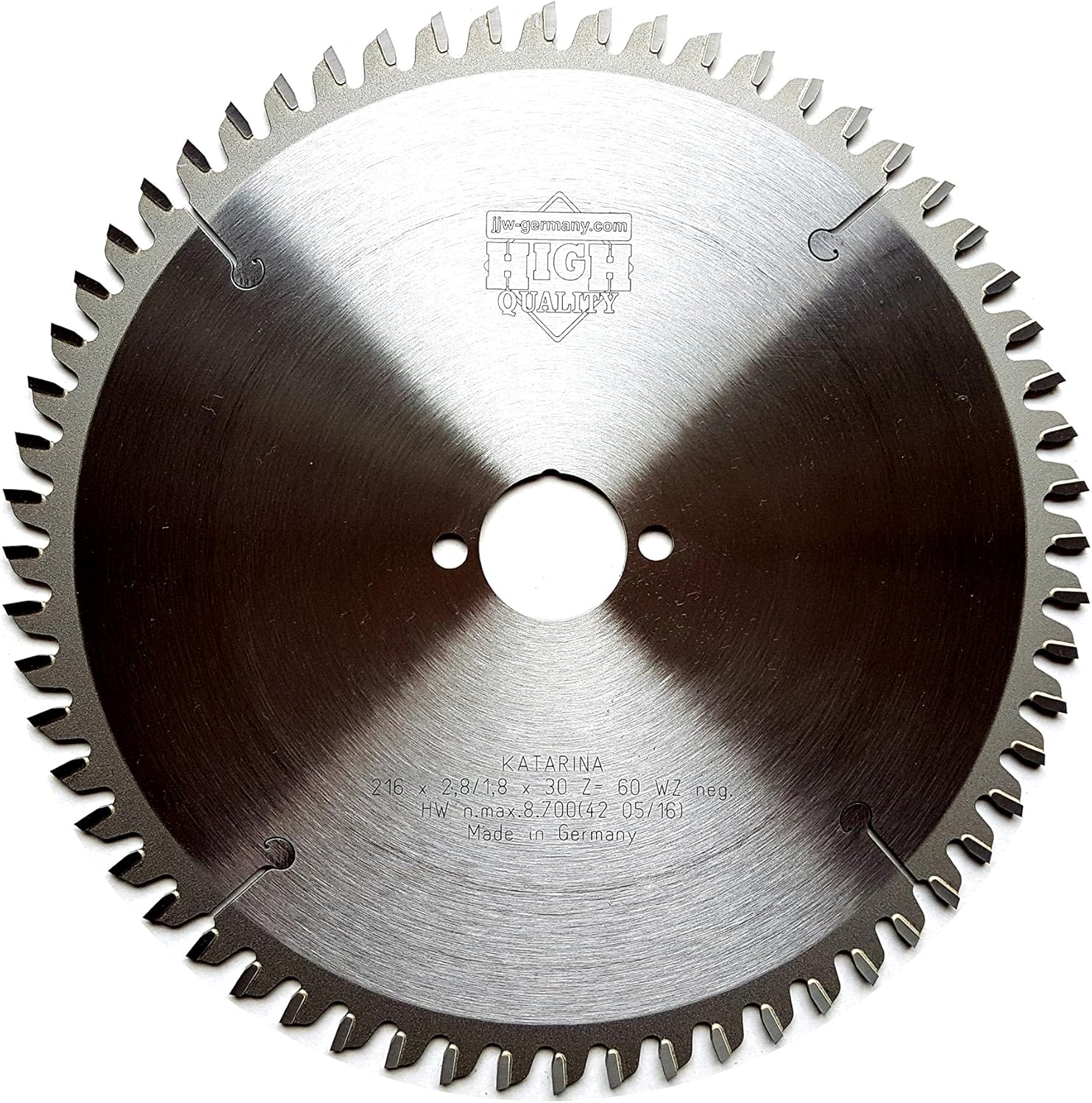 JJW 60 Germany Carbide Circular Saw Blade 216 x 30 Teeth 60 ATB