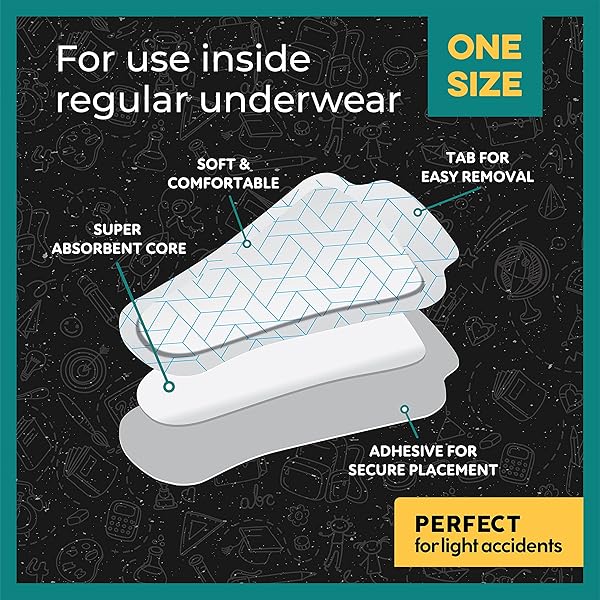SPOSIE DRIBBLES – TURN ANY UNDERWEAR INTO POTTY TRAINING UNDERWEAR | TRAINING PADS REDUCE MESSES AND LAUNDRY | A FASTER CLEANER EASIER SOLUTION | USE WITH TOILETS, SEATS, CHARTS, AND STICKERS | 28CT
