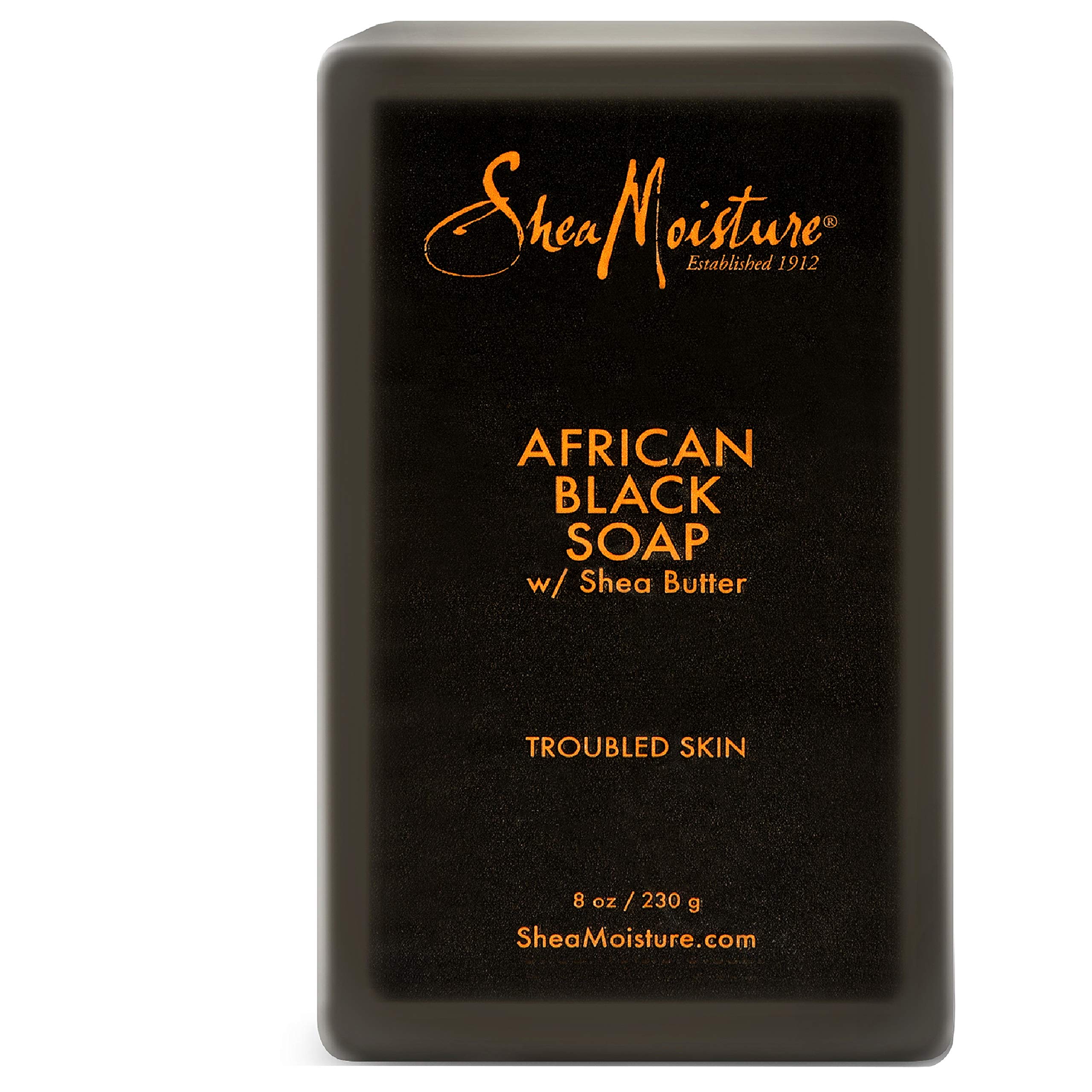 shea moisture african black soap acne prone face & body bar