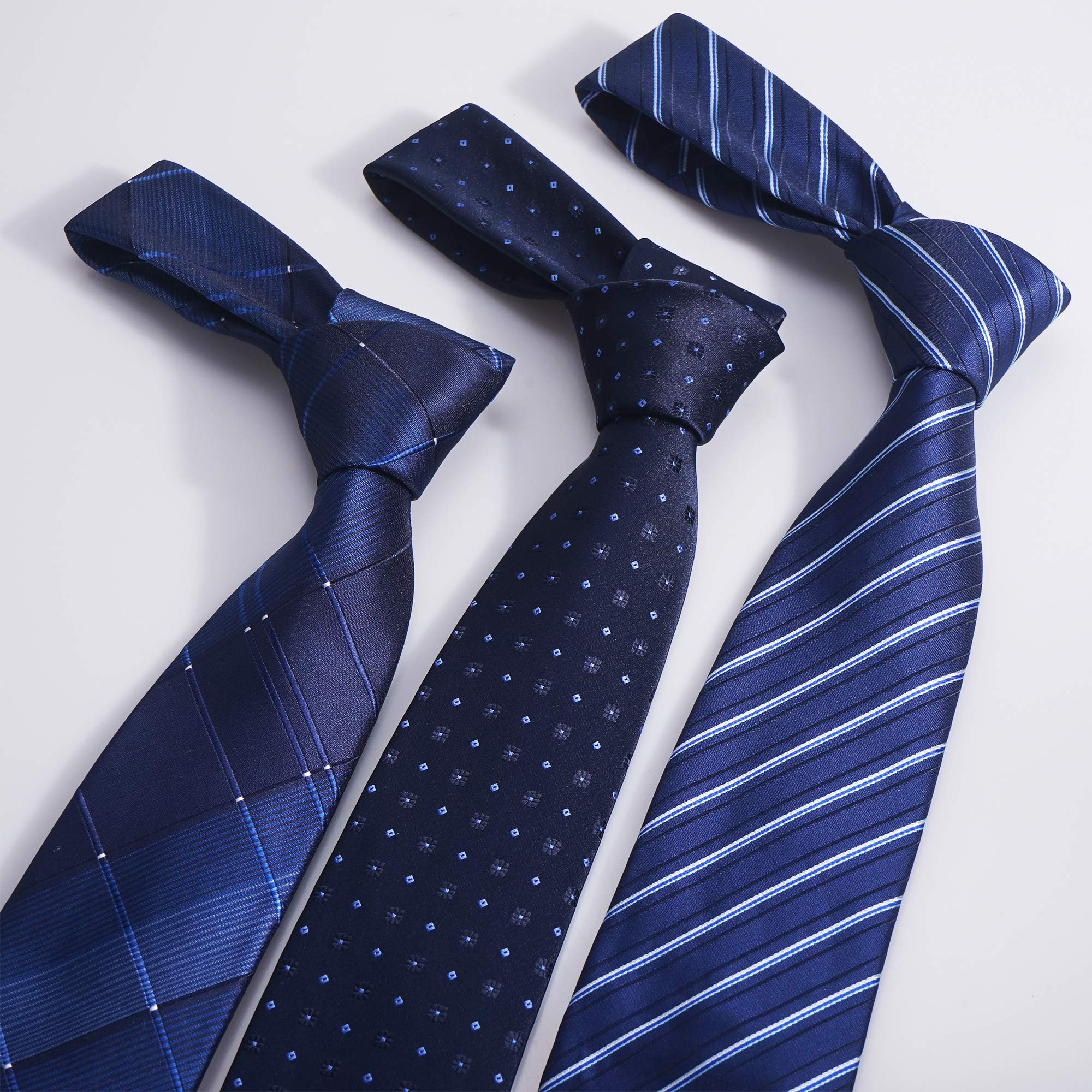 AVANTMEN New Men\'s neckties 6 Pack Classy Neck Tie for Men Woven Jacquard Neck Ties