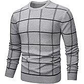 MAGNIVIT Men's Basic Designed Knitted Sweaters Cotton Soft Crewneck Fall Winter Sweaters