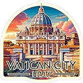 Vatican City Italy Sticker 4 Inch Travel Souvenir Destination - Waterproof Vinyl Decal for Laptop Water Bottle Car Tumbler - Durable Aesthetic Long-Lasting Stickers for Adults ID44990