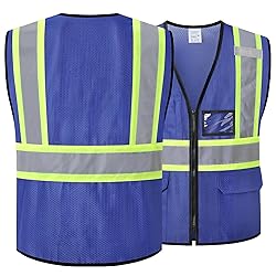 HATAUNKI Safety Vest for Men, Reflective Vest with