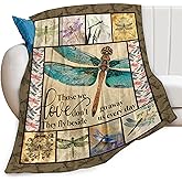Dragonfly Print Blanket Dragonflies Memorial Throw Blankets Gifts for Couch Sofa Bed Stuff Decor Lightweight Soft Cozy Plush Warm Flannel for Lover Men Women Adults 40"x50"