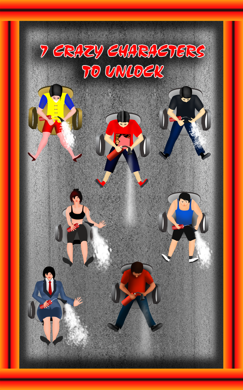 Street Fire Extinguisher Chair Competition : The City Crazy Race - Gold Edition - Thumbnail 4