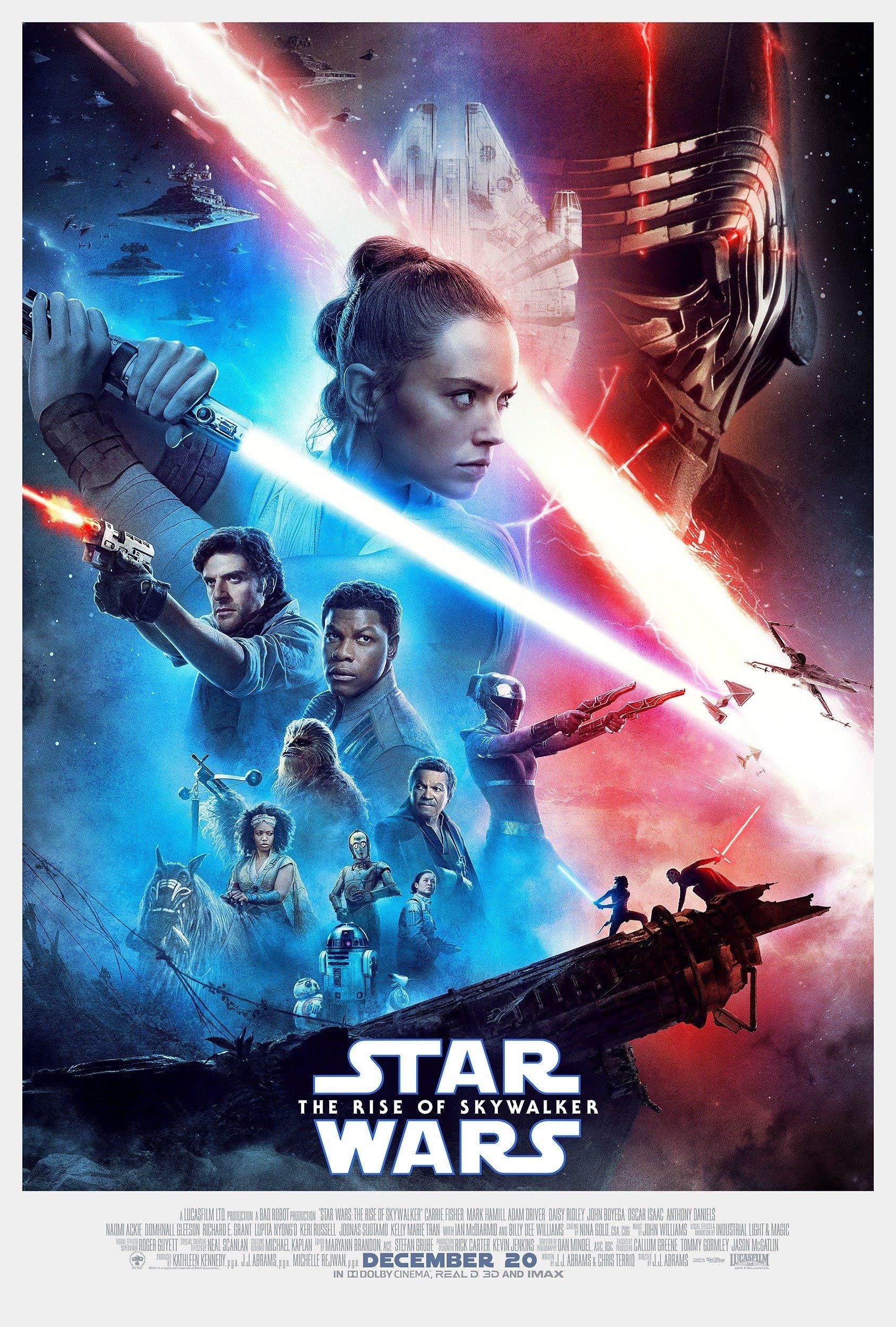 Kirbis Star Wars The Rise of Skywalker Movie Poster Wall Decor 17" x 25" (NOT A DVD)