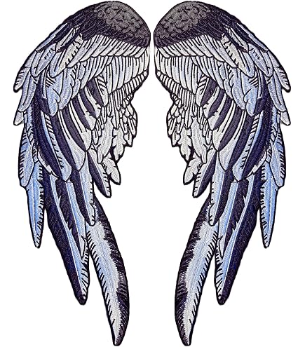 Amazon.com: Silver Angel Wings 12” | Saints & Sinners  display picture 3