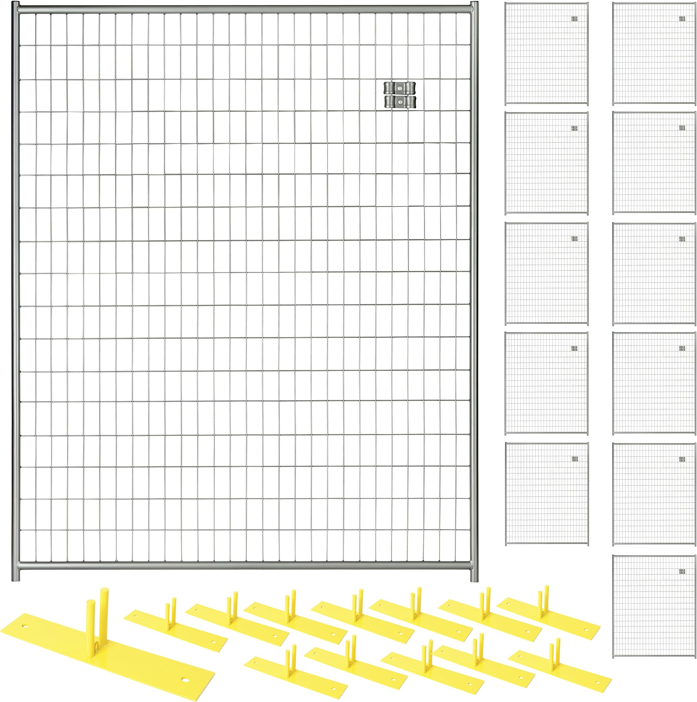 12 Panel Perimeter Patrol Kit- Silver Welded Wire