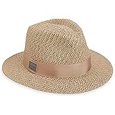 CARKELLA Newhall Fedora Hat (French Beige, Large/XL) – Unisex Flexi-Weave UPF 50+ Sun Protection | 3-Inch Brim | Packable Adjustable Fit | Perfect for Travel, Golf, Outdoor Adventures