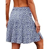 COOrun 20" Tennis Skirt Women Knee Length Golf Long Skort with Pockets High Waisted Athletic Sports Inner Shorts Skirts S-3XL