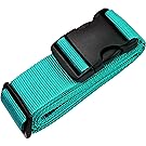 TRANVERS Luggage Strap For Suitcase Baggage Belt Travel Packing Belt 1-Pack Lake Blue
