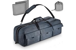 bagmate Multipurpose Telescope Bag – Shock-Absorbent Telescope Carrying Case with Adjustable Shoulder Strap and Extra Storage – Water Repellent (30 Inches) - Compatible with Celestron Telescope