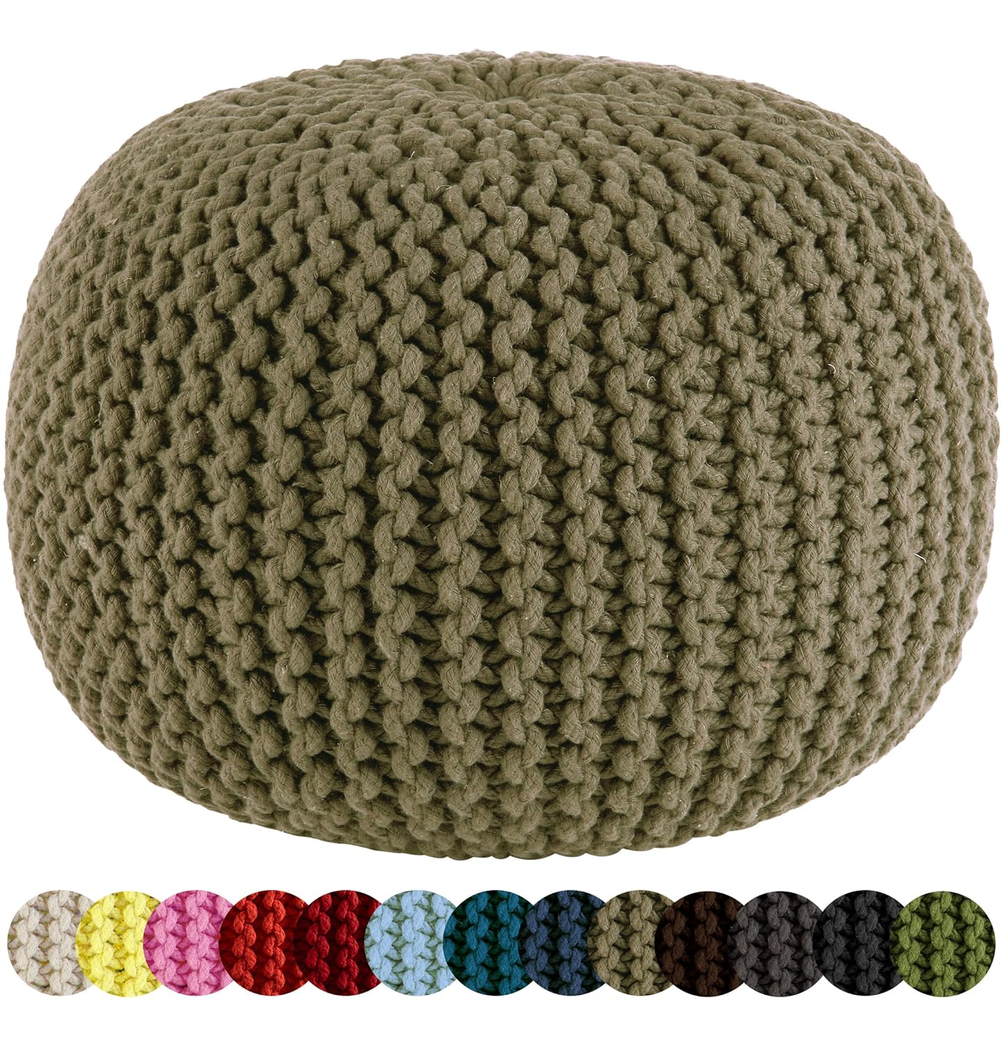 Best Knit Ottoman With Legs