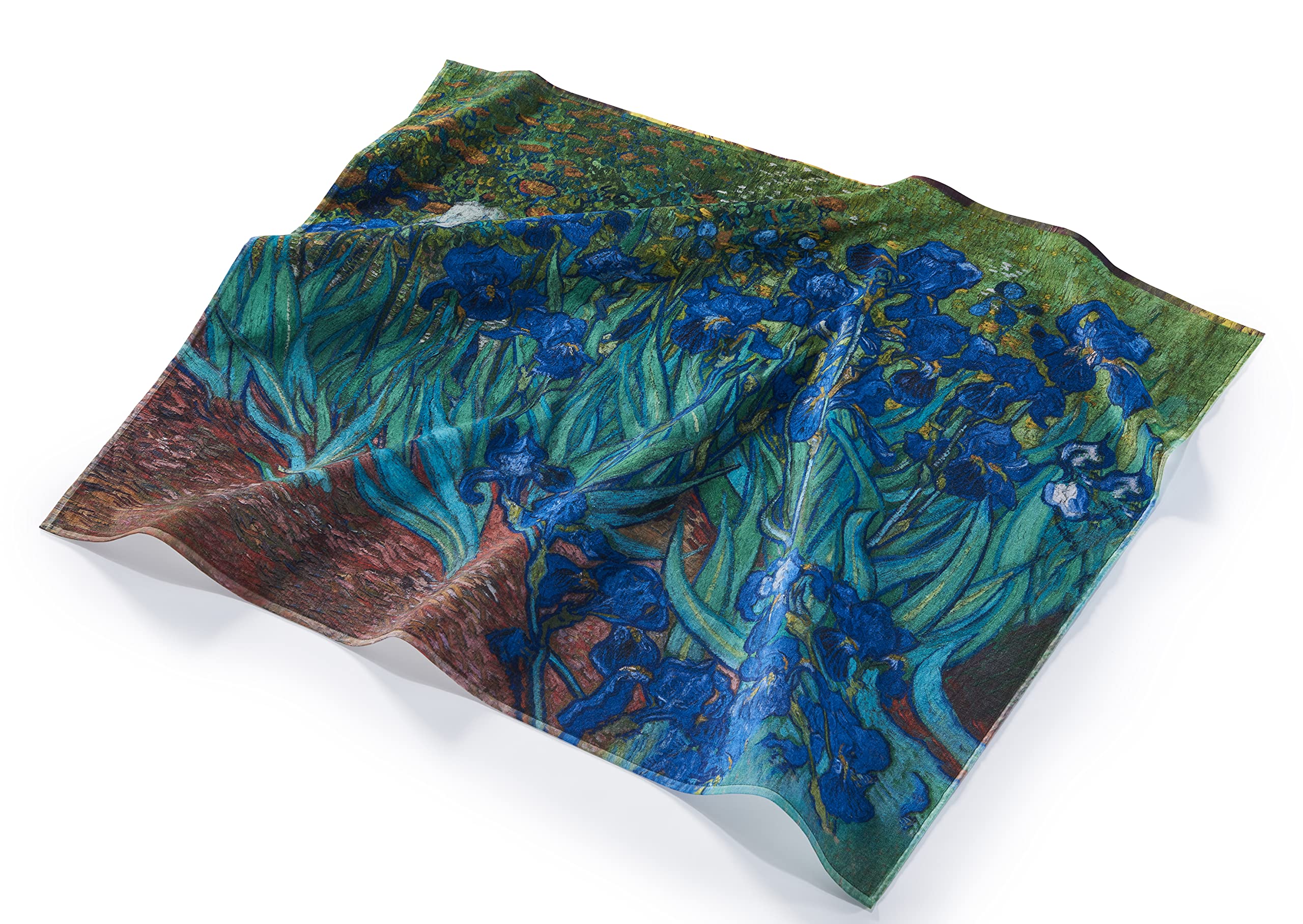 Musearta Vincent Van Gogh BT-VG-IS-V424388 Unisex Cotton Beach Towel with Irises Motif 144 x 180 cm