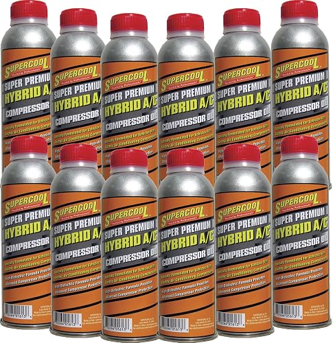 TSI Supercool 24940-12CP Hybrid A/C Compressor Oil 7oz in Aluminum Can ...