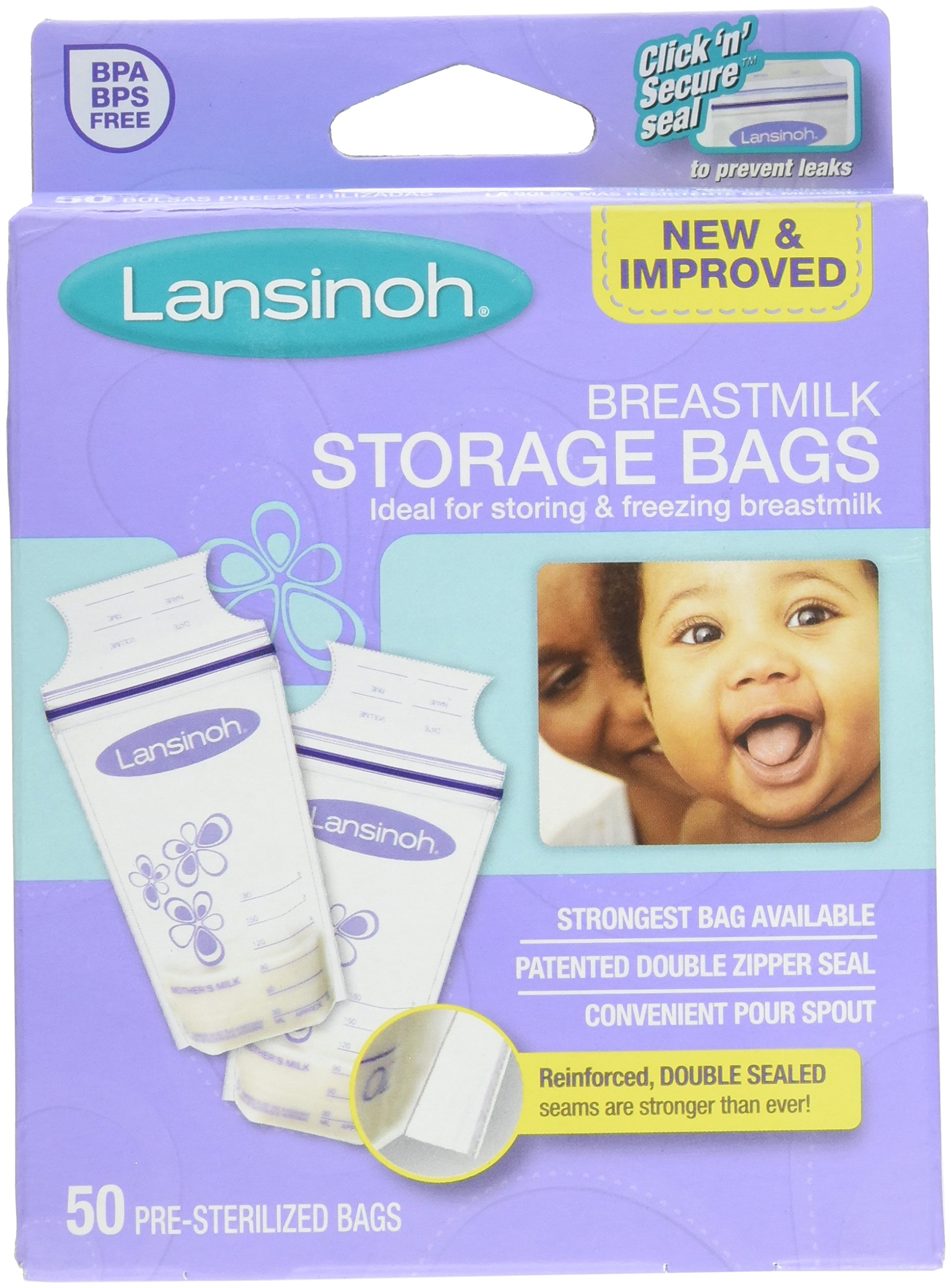 Lansinoh Laboratories Breastmilk Storage Bags, 3 Count