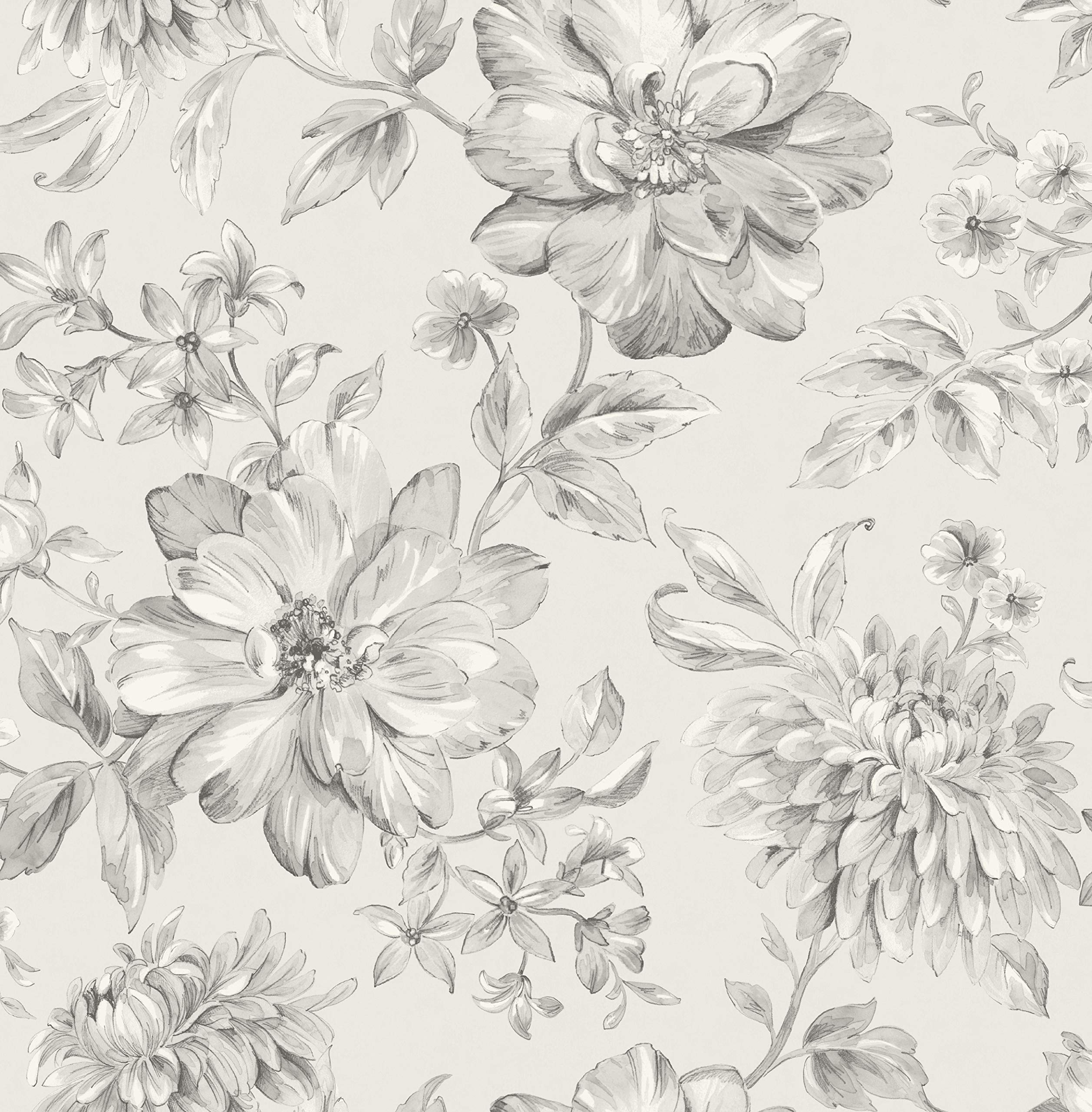 CROWN M1547 Lucia Silver Wallpaper